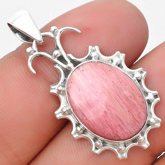 Natural Pink Tulip Quartz Pendant P-1249 SDP129396