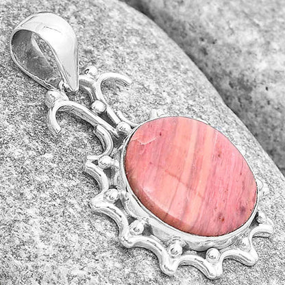 Natural Pink Tulip Quartz Pendant P-1249 SDP129400