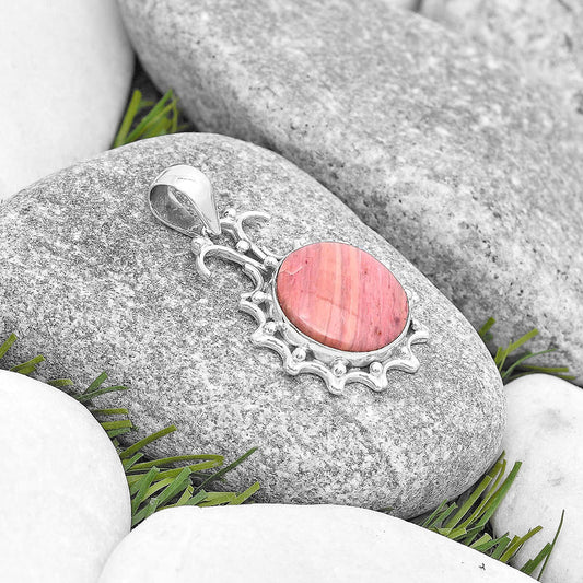 Natural Pink Tulip Quartz Pendant P-1249 SDP129400