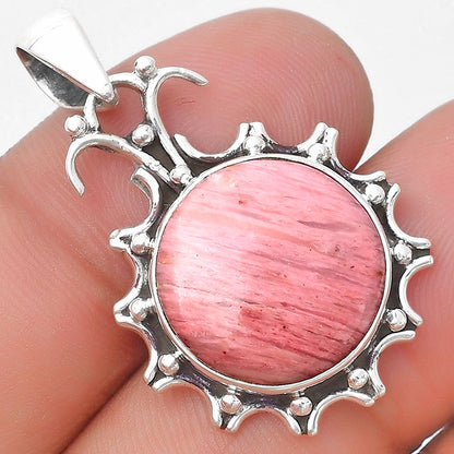 Natural Pink Tulip Quartz Pendant P-1249 SDP129403