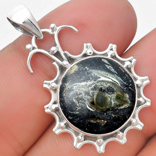 Natural Star Galaxy Jasper Pendant P-1249 SDP129408