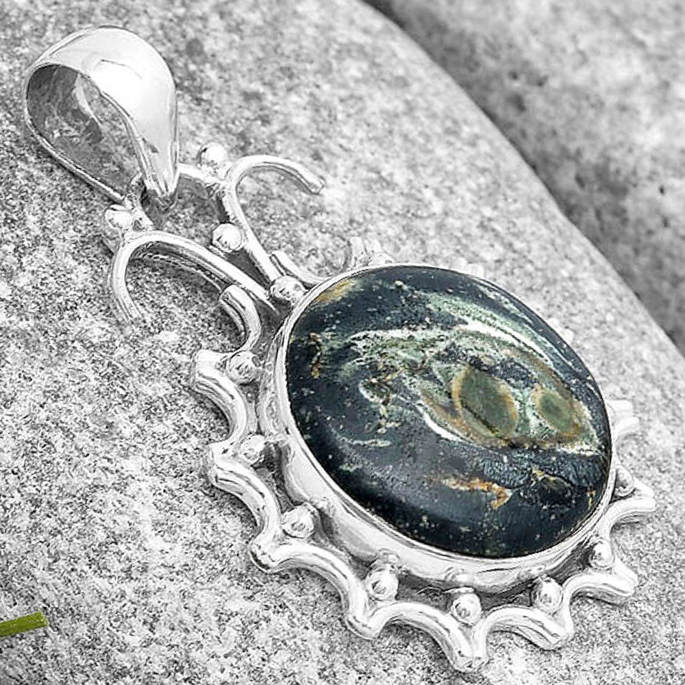 Natural Star Galaxy Jasper Pendant P-1249 SDP129408