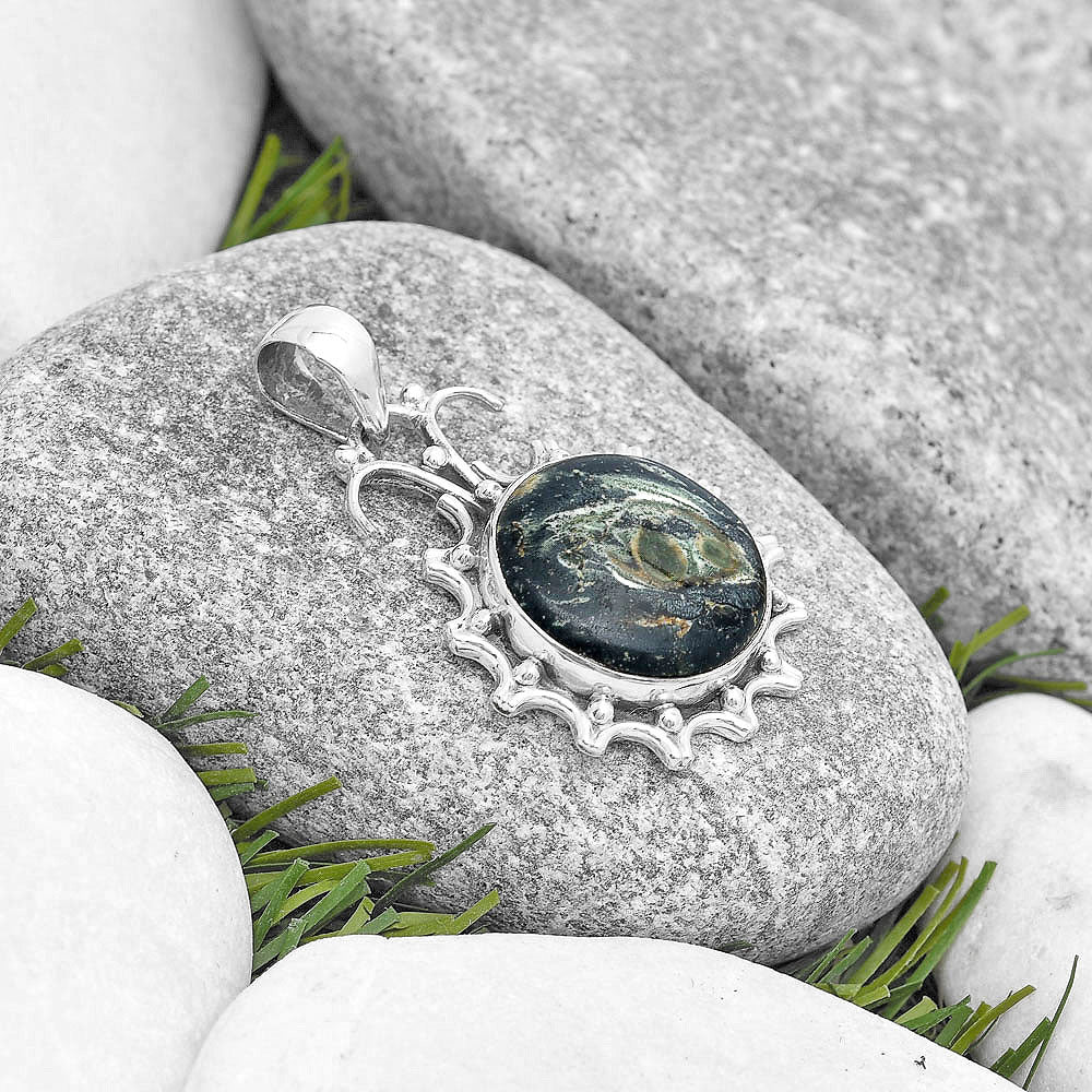 Natural Star Galaxy Jasper Pendant P-1249 SDP129408