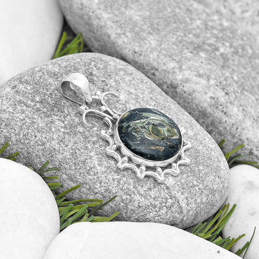 Natural Star Galaxy Jasper Pendant P-1249 SDP129408