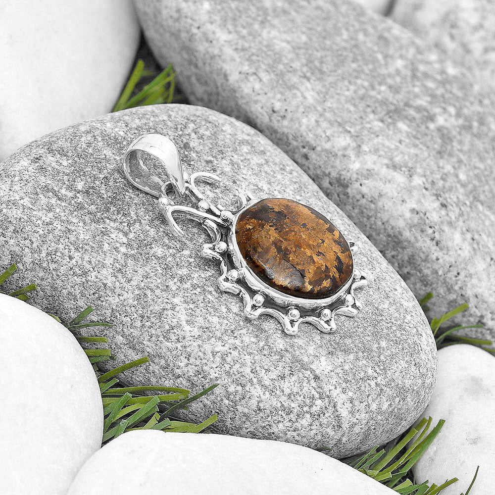 Natural Bronzite Pendant P-1249 SDP129409