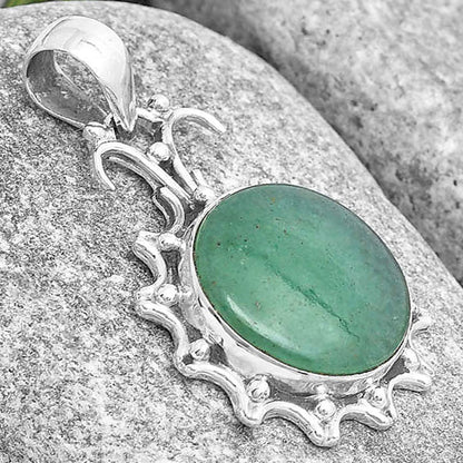 Natural Green Aventurine Pendant P-1249 SDP129410