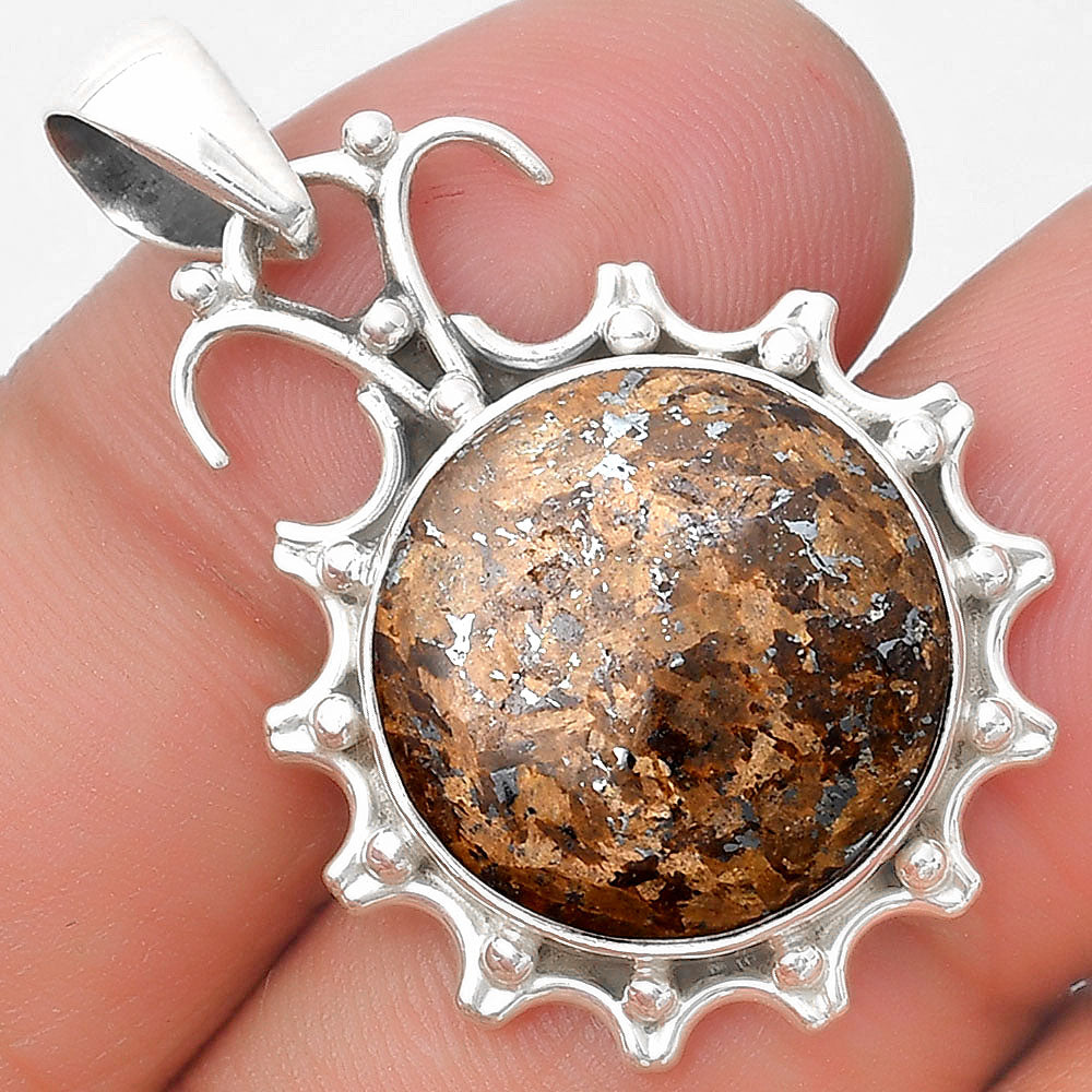 Natural Bronzite Pendant P-1249 SDP129411