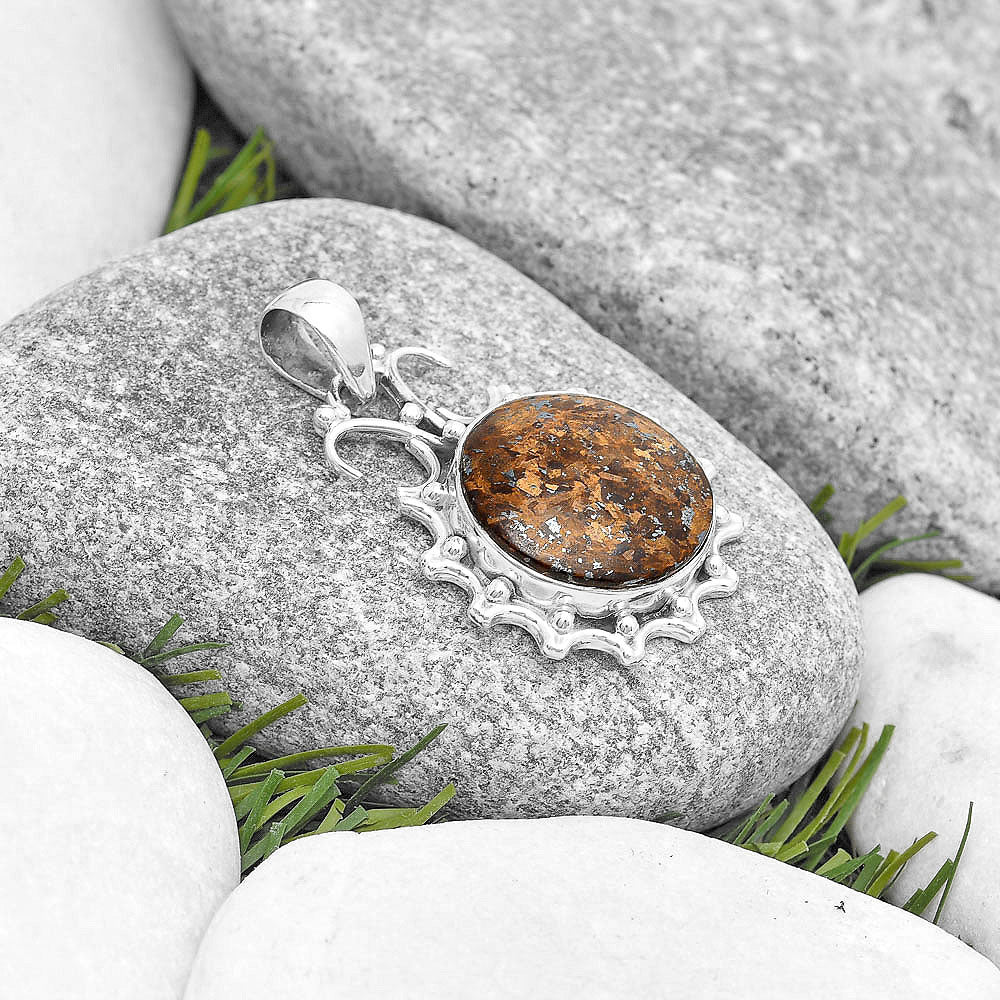 Natural Bronzite Pendant P-1249 SDP129411