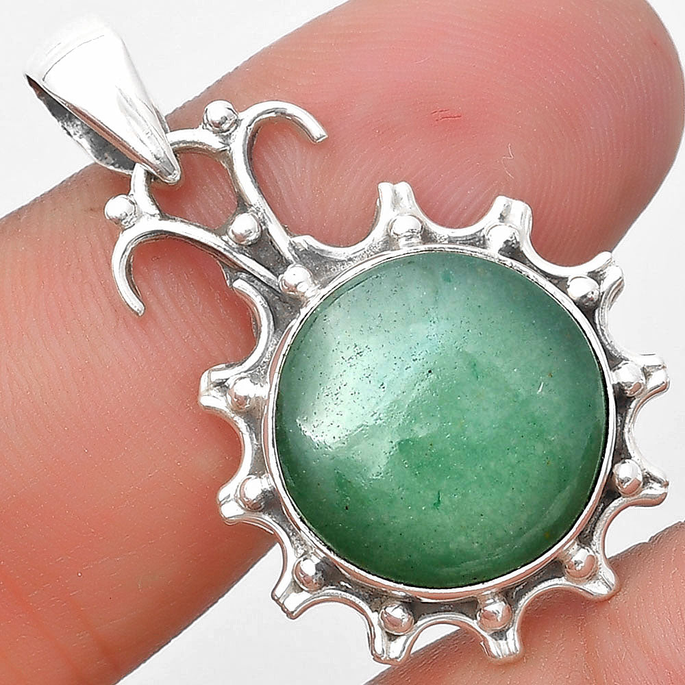 Natural Green Aventurine Pendant P-1249 SDP129413