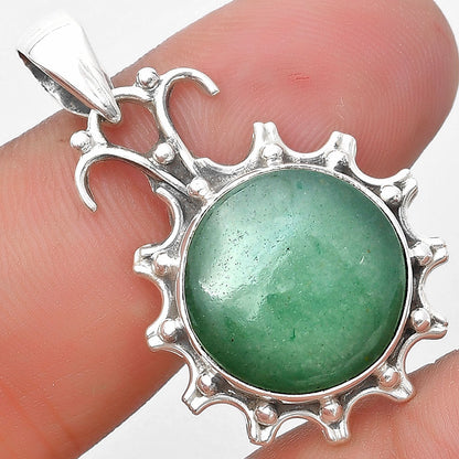 Natural Green Aventurine Pendant P-1249 SDP129413