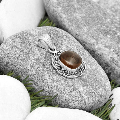 Natural Smoky Quartz - Brazil Pendant P-1040 SDP129490