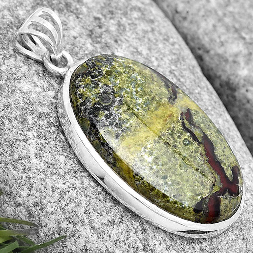 Dragon Blood Stone - South Africa Pendant P-1002 SDP129528