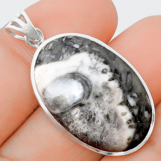 Natural Mexican Cabbing Fossil Pendant P-1002 SDP129558