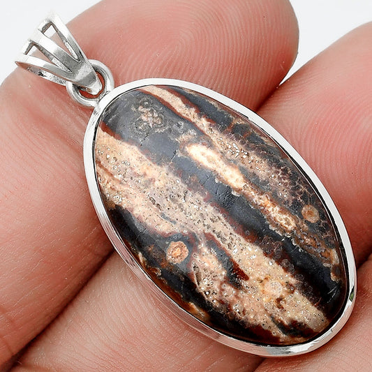 Natural Viper Skin Jasper Pendant P-1002 SDP129563