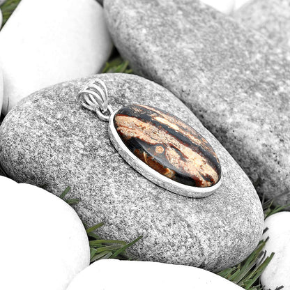 Natural Viper Skin Jasper Pendant P-1002 SDP129563