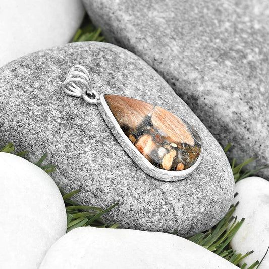 Natural Tabu Jasper Pendant P-1002 SDP129567