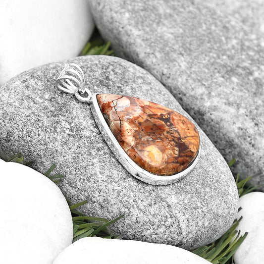 Natural Mexican Bird Eye Pendant P-1002 SDP129569