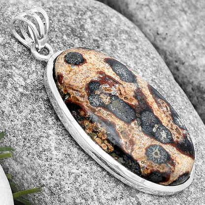 Natural Viper Skin Jasper Pendant P-1002 SDP129597