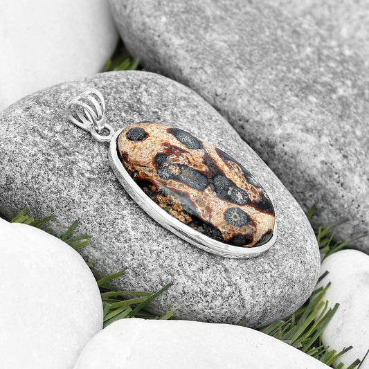 Natural Viper Skin Jasper Pendant P-1002 SDP129597