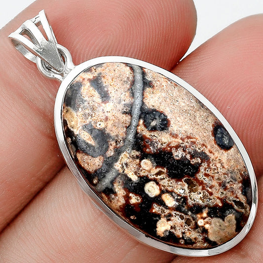 Natural Viper Skin Jasper Pendant P-1002 SDP129611