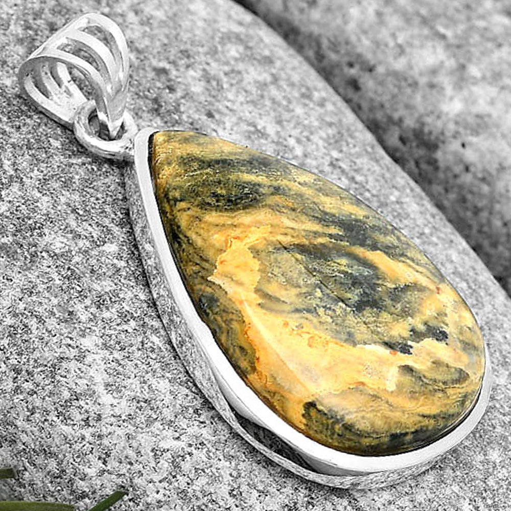 Natural Ocean Jasper - Madagascar Pendant P-1002 SDP129640