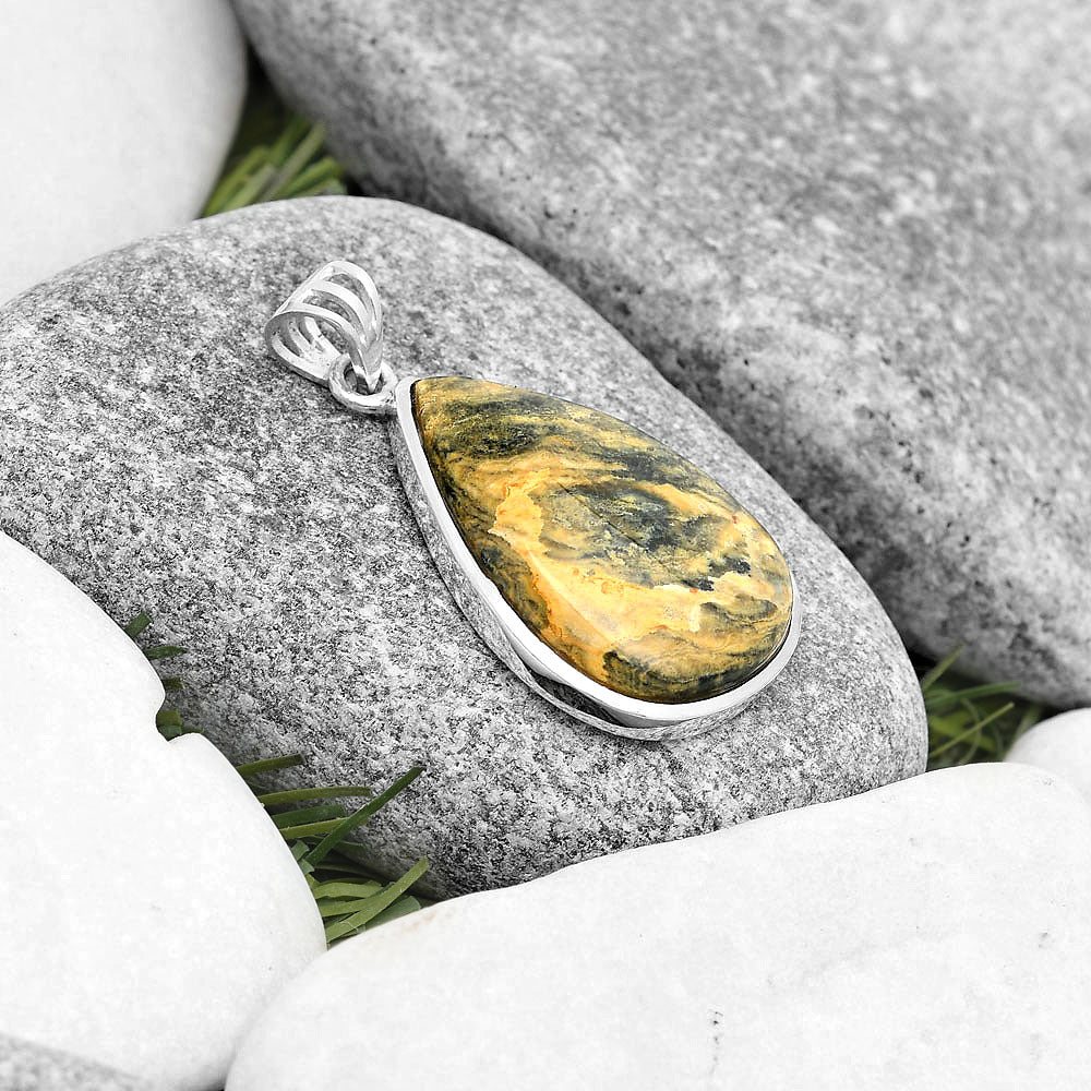 Natural Ocean Jasper - Madagascar Pendant P-1002 SDP129640