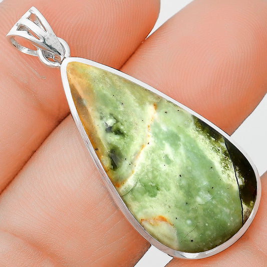 Natural Chrome Chalcedony Pendant P-1002 SDP129641