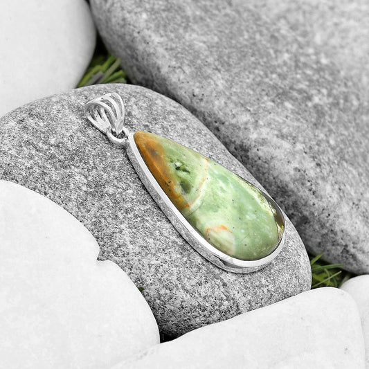 Natural Chrome Chalcedony Pendant P-1002 SDP129641