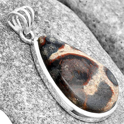Natural Viper Skin Jasper Pendant P-1002 SDP129648