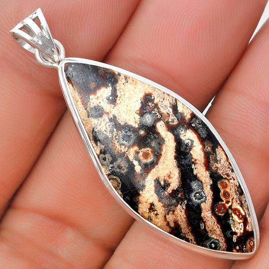 Natural Viper Skin Jasper Pendant P-1050 SDP129680