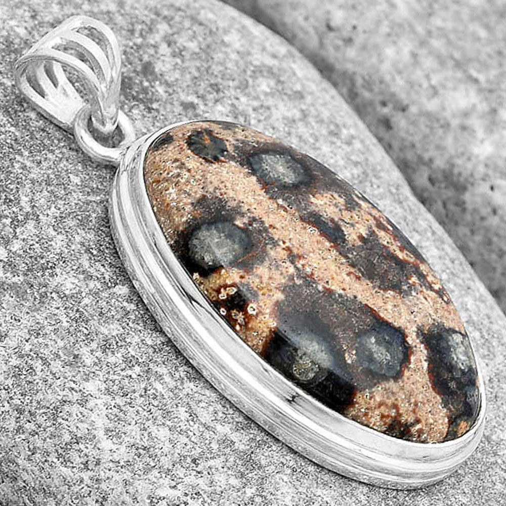 Natural Viper Skin Jasper Pendant P-1050 SDP129685