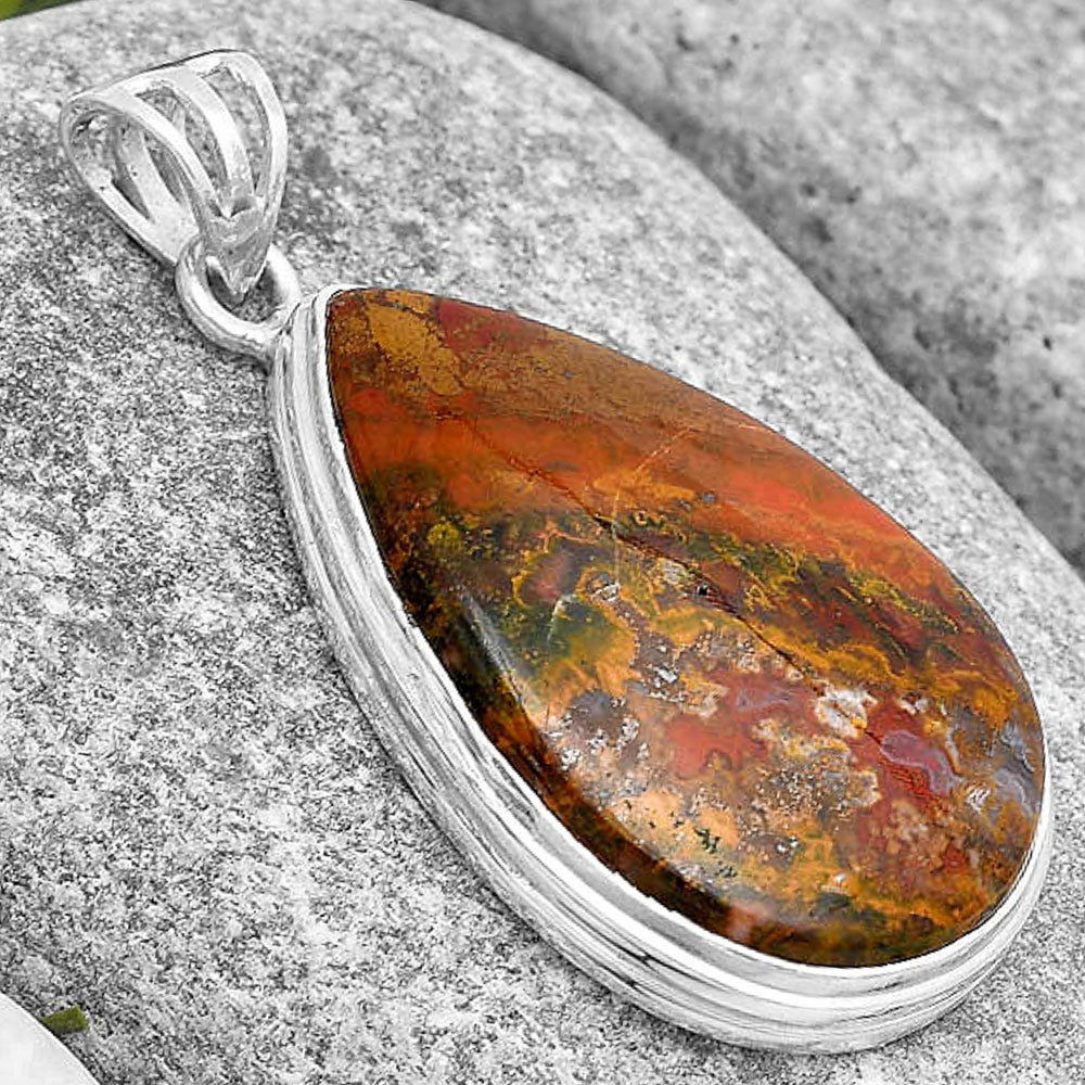 Natural Rare Cady Mountain Agate Pendant P-1050 SDP129693