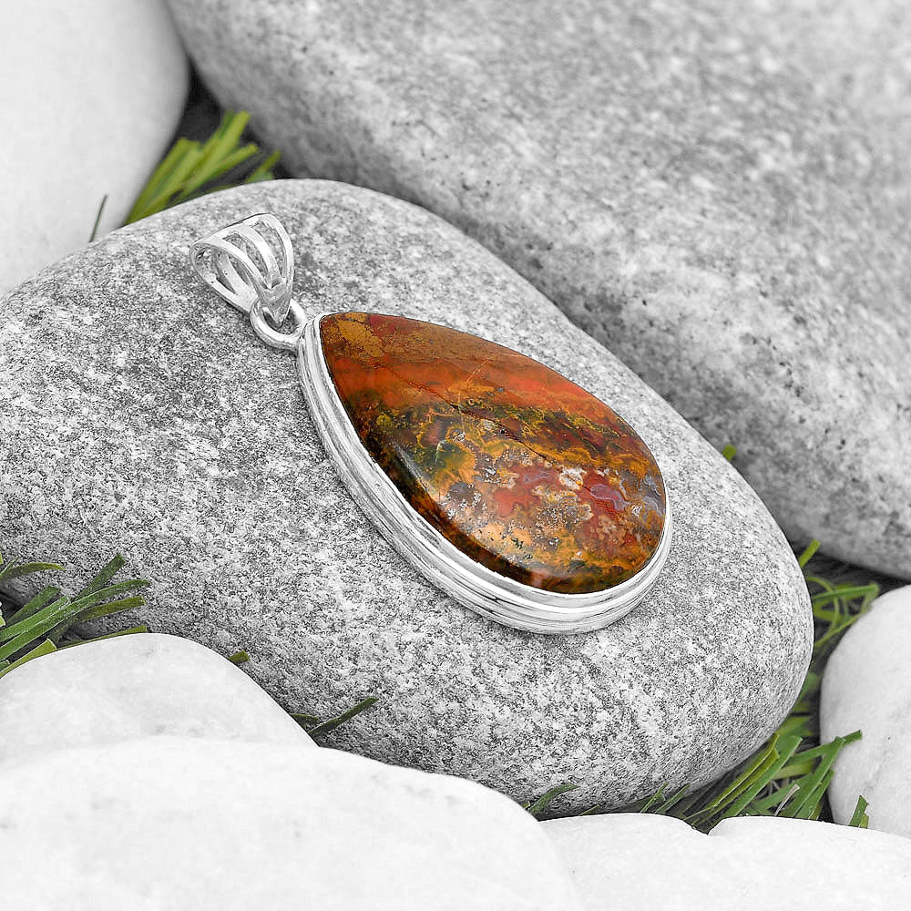 Natural Rare Cady Mountain Agate Pendant P-1050 SDP129693