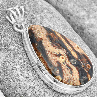 Natural Viper Skin Jasper Pendant P-1050 SDP129698