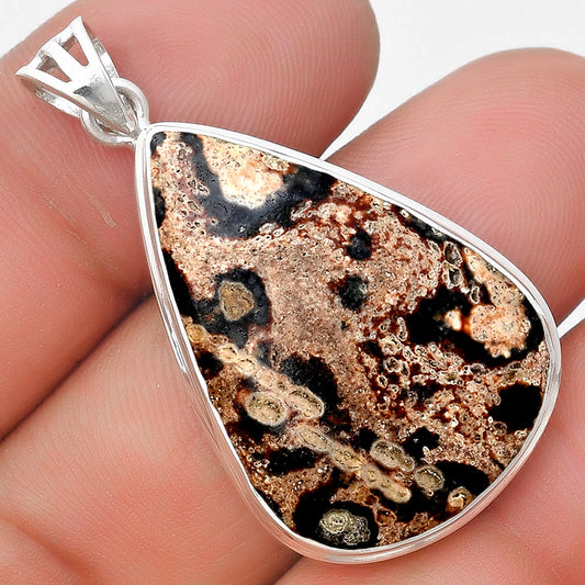 Natural Viper Skin Jasper Pendant P-1050 SDP129713