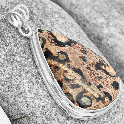 Natural Viper Skin Jasper Pendant P-1050 SDP129713