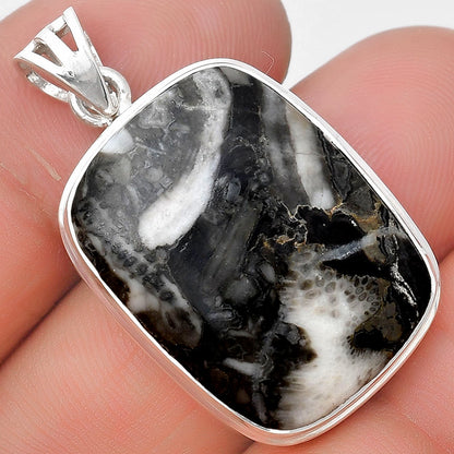 Natural Mexican Cabbing Fossil Pendant P-1050 SDP129714