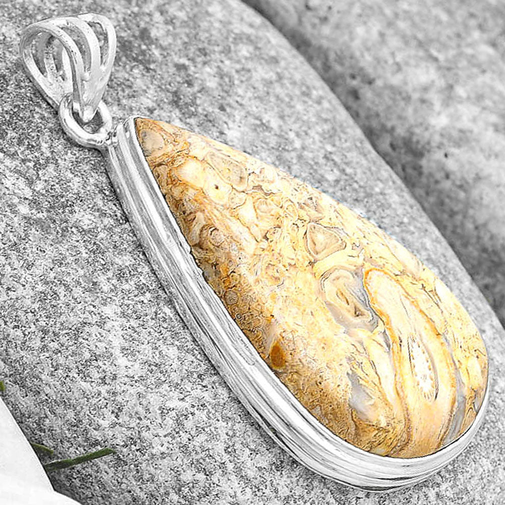 Natural Rock Calcy Pendant P-1050 SDP129719