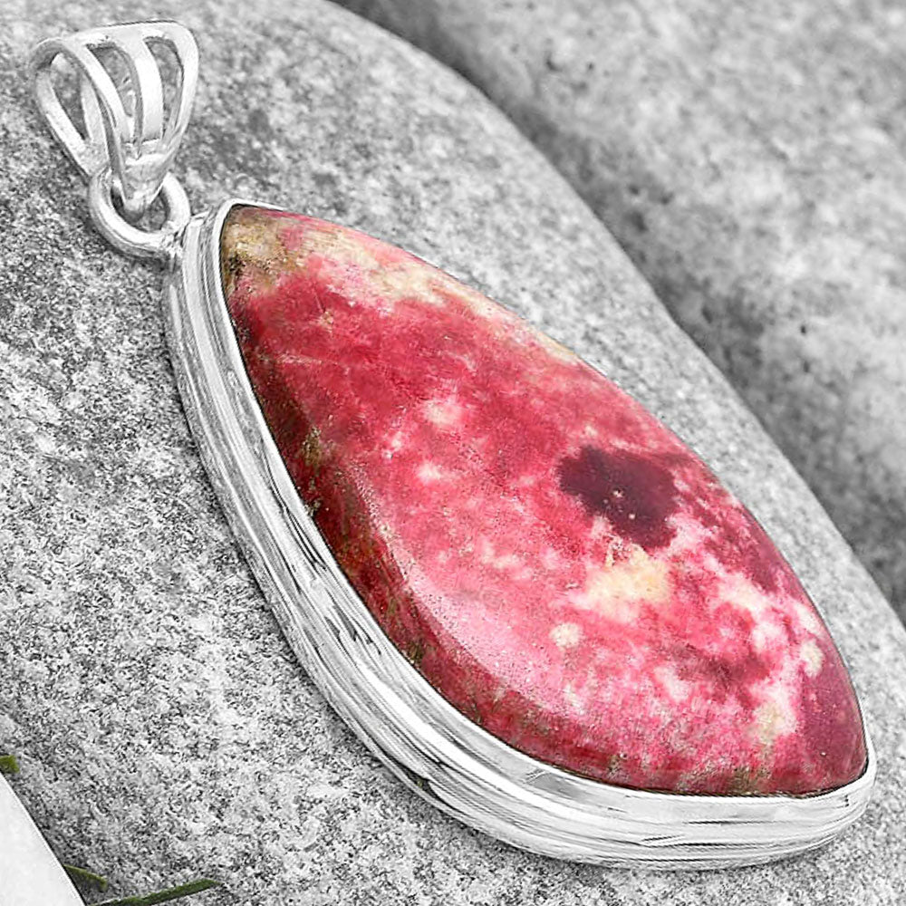 Natural Pink Thulite - Norway Pendant P-1050 SDP129725