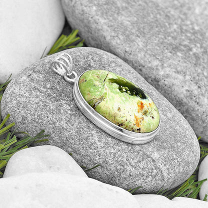Natural Chrome Chalcedony Pendant P-1050 SDP129727