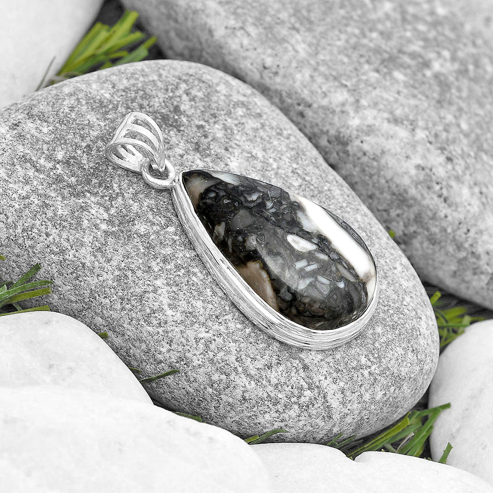 Natural Mexican Cabbing Fossil Pendant P-1050 SDP129732