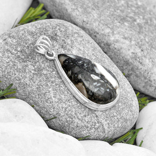 Natural Mexican Cabbing Fossil Pendant P-1050 SDP129732