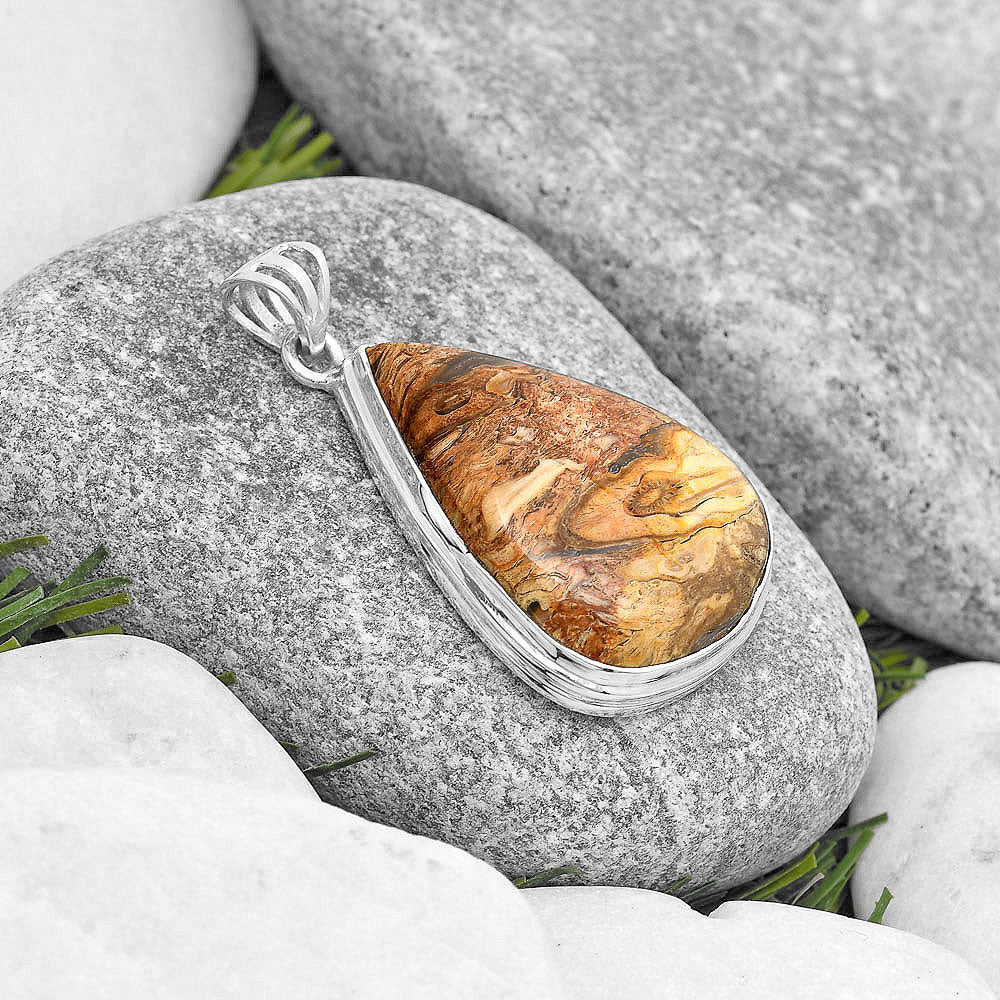 Natural Rock Calcy Pendant P-1050 SDP129757