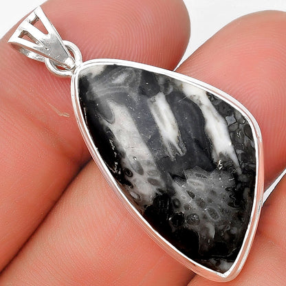Natural Mexican Cabbing Fossil Pendant P-1050 SDP129774