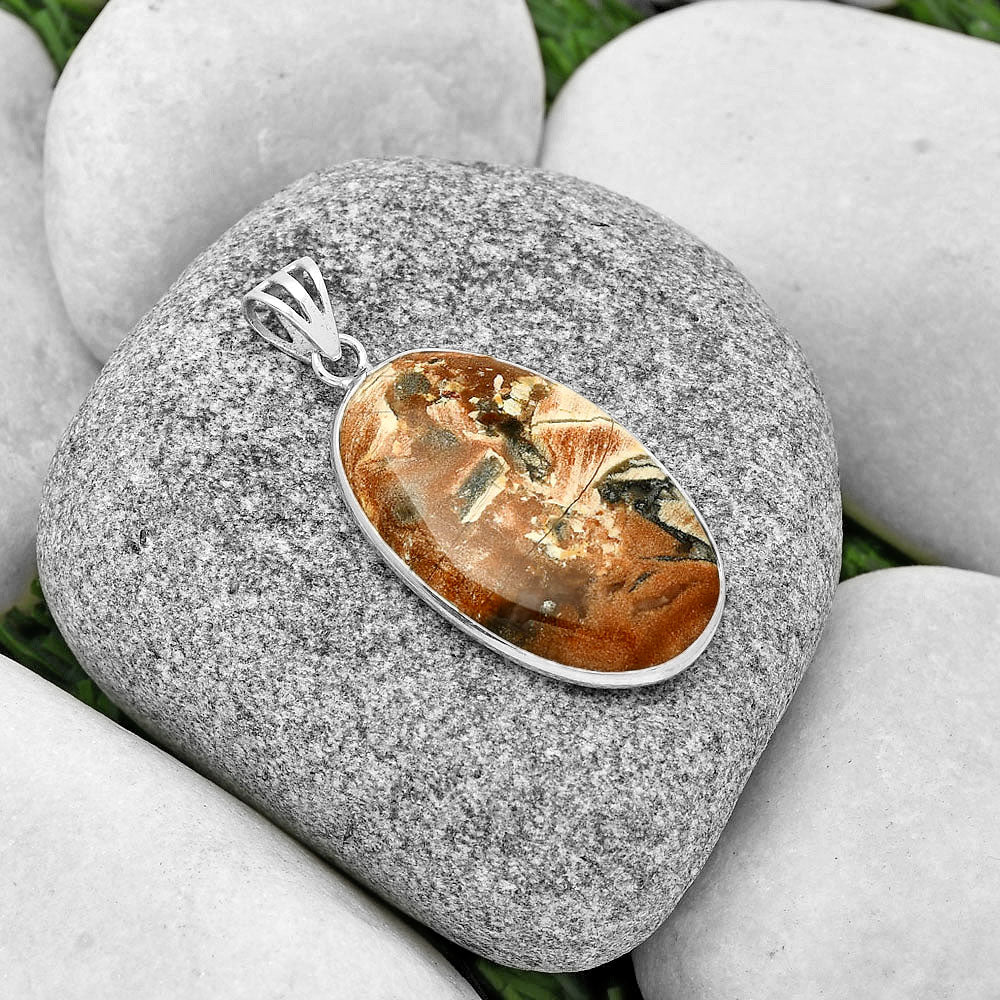 Natural Tabu Jasper Pendant P-1001 SDP129826