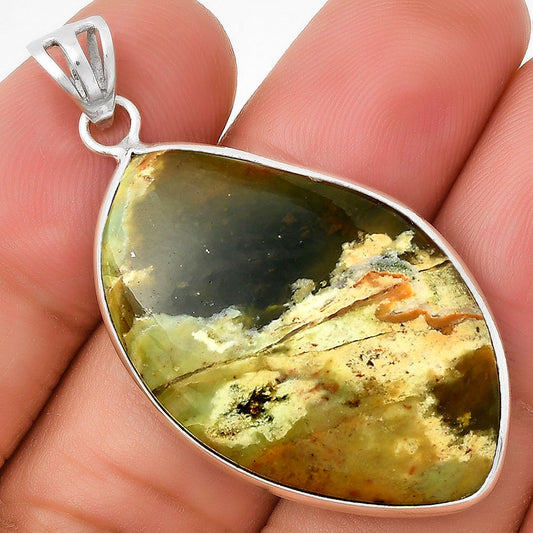 Natural Chrome Chalcedony Pendant P-1001 SDP129875