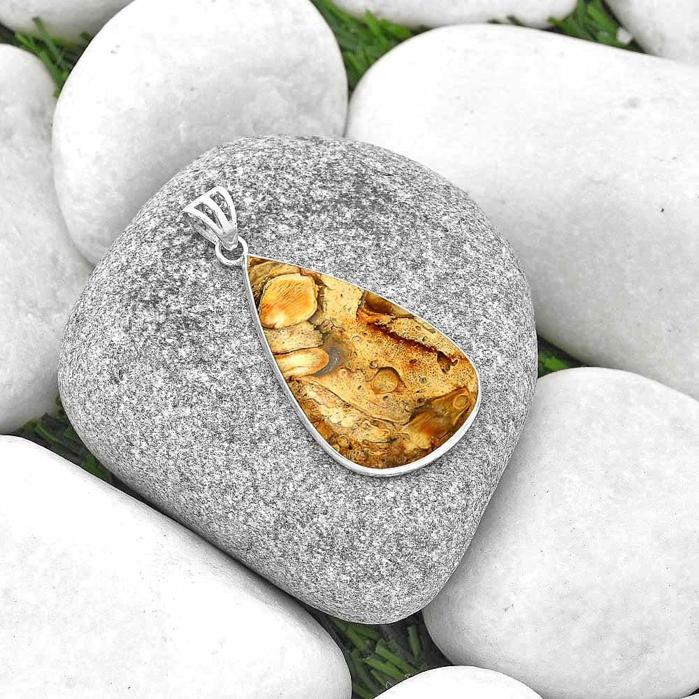 Natural Rock Calcy Pendant P-1001 SDP129948