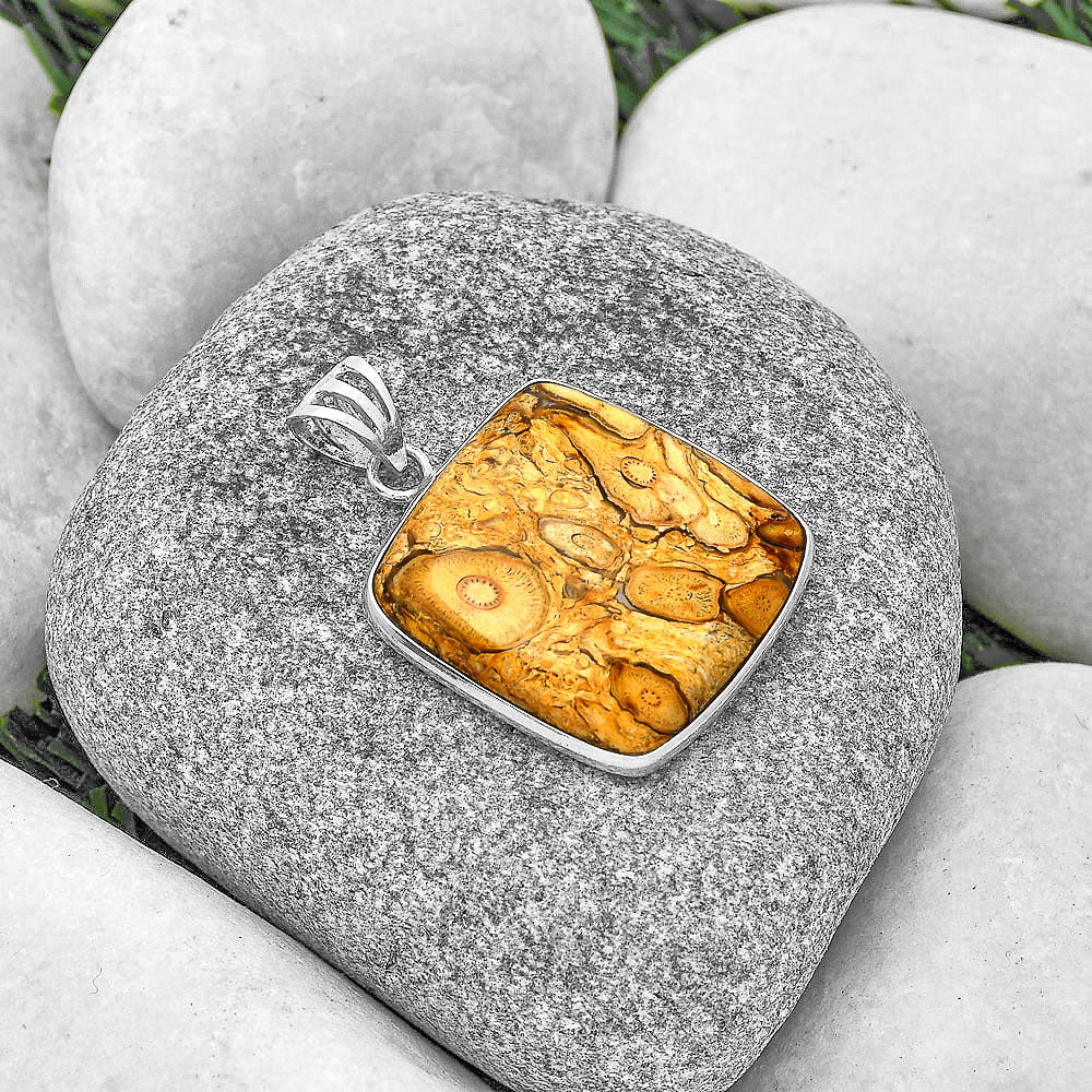 Natural Rock Calcy Pendant P-1001 SDP130105