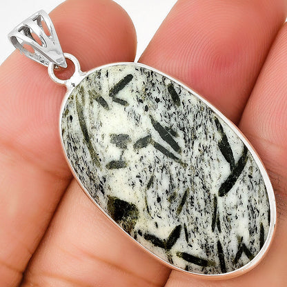 Natural Hornblende Pendant P-1001 SDP130203