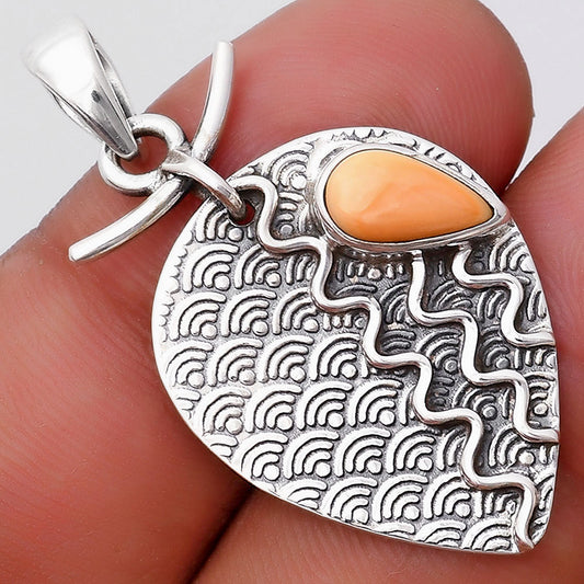 Natural Spiny Oyster Shell - Arizona Pendant P-1267 SDP130312